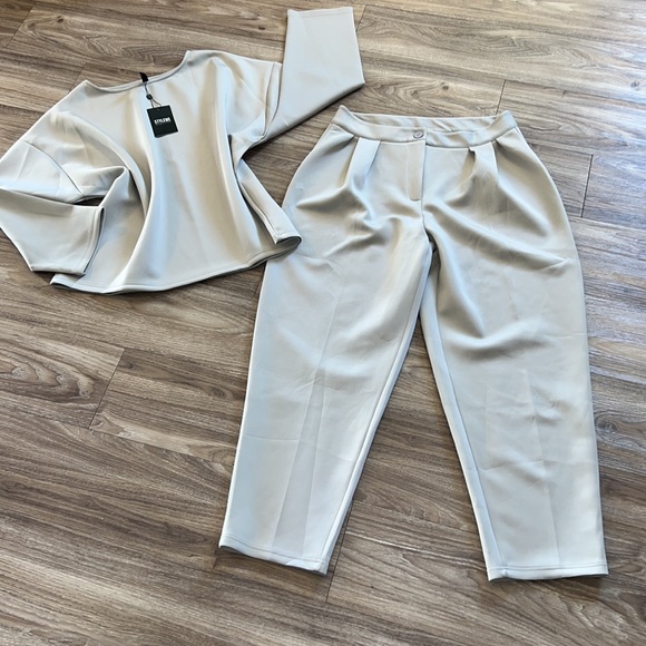 STYLEWE 2 piece set gray(oversized  loose fit - Picture 8 of 10